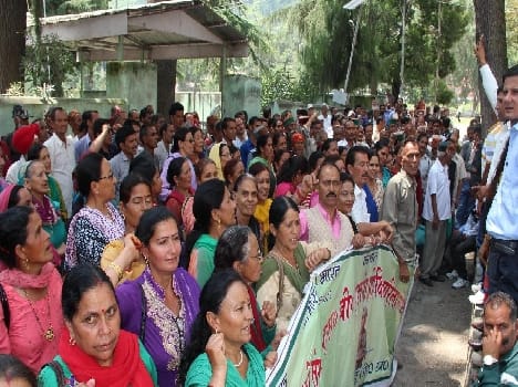 agitation against cetral govt